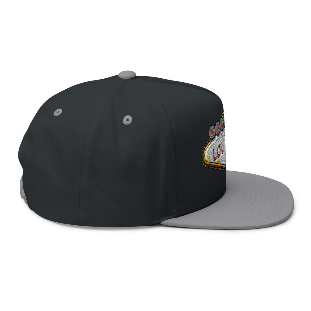 Fabulous Louisiana Flat Bill Cap | Embroidered Snapback Hat