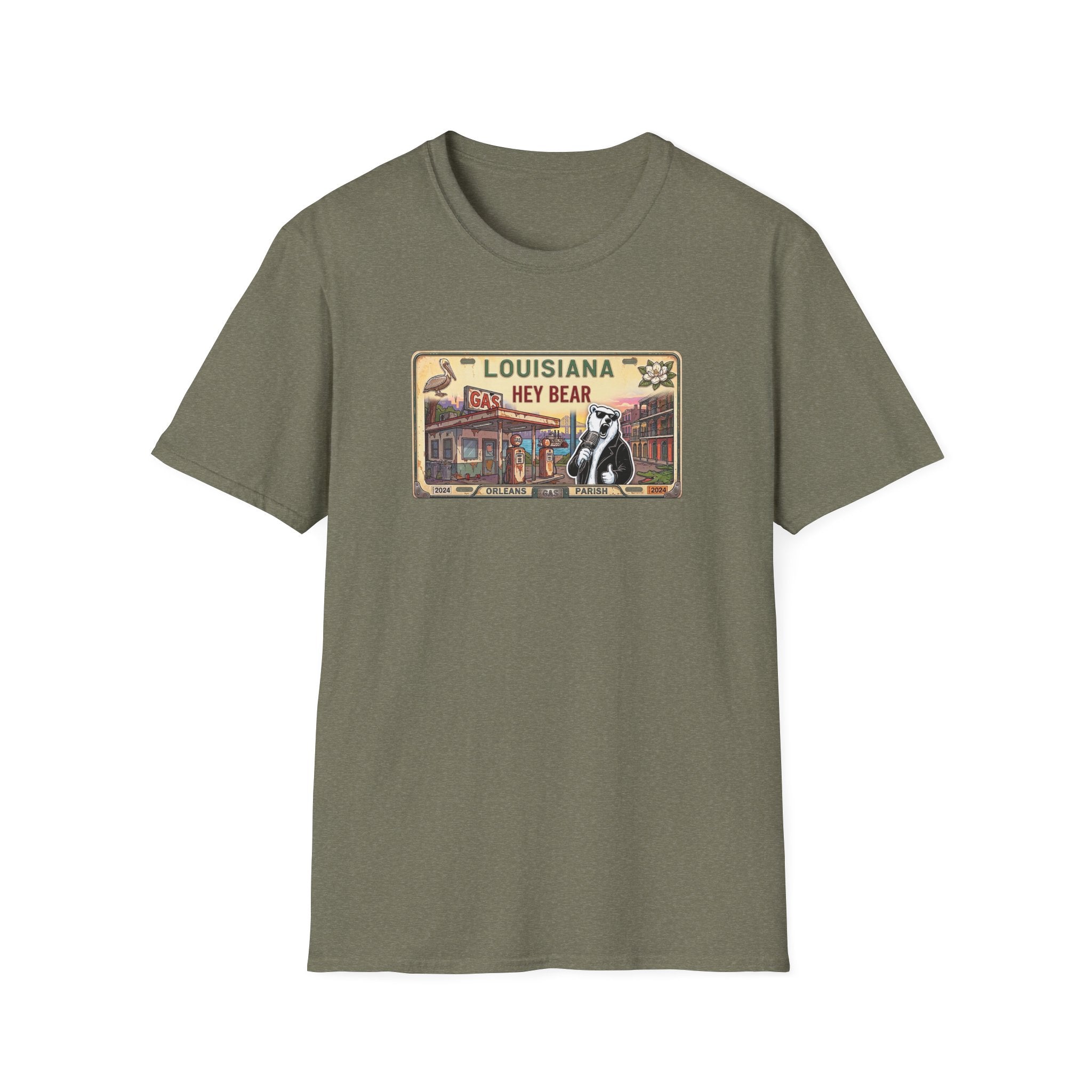 License Plate Bear | Unisex T-Shirt