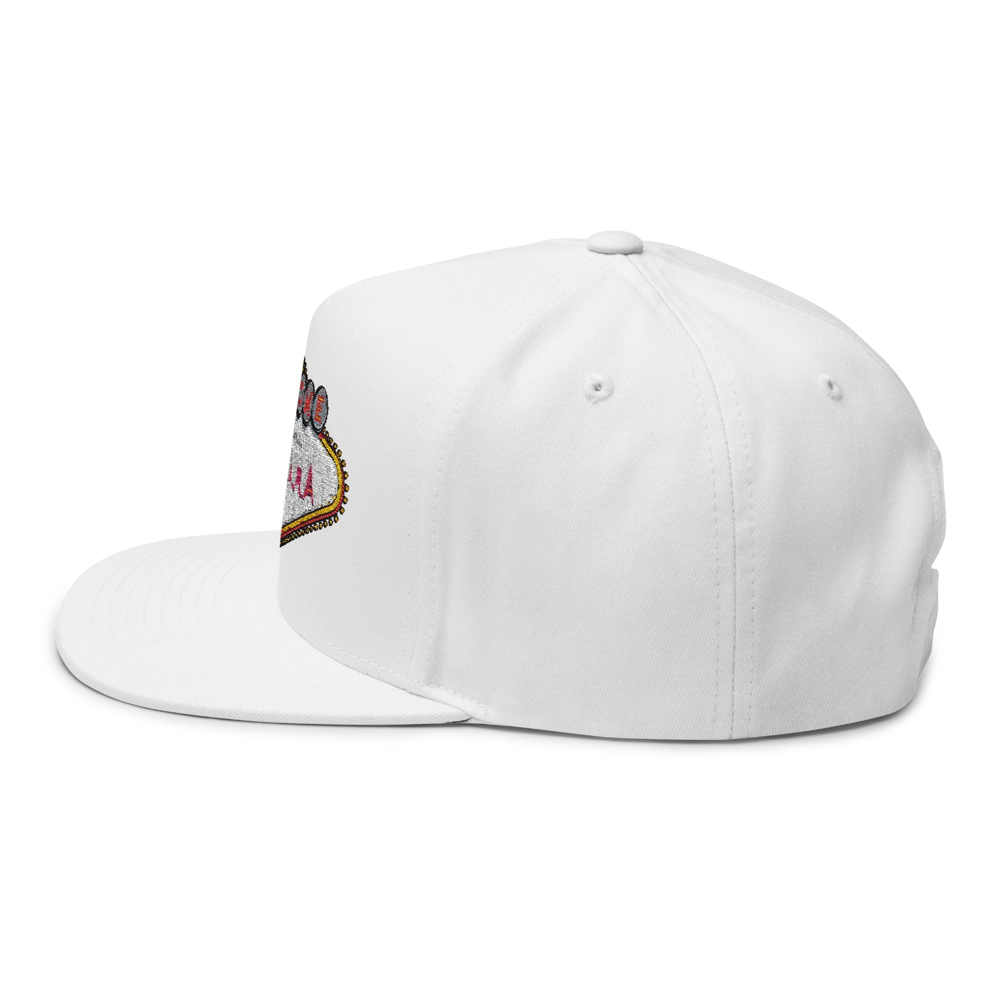 Fabulous Louisiana Flat Bill Cap | Embroidered Snapback Hat
