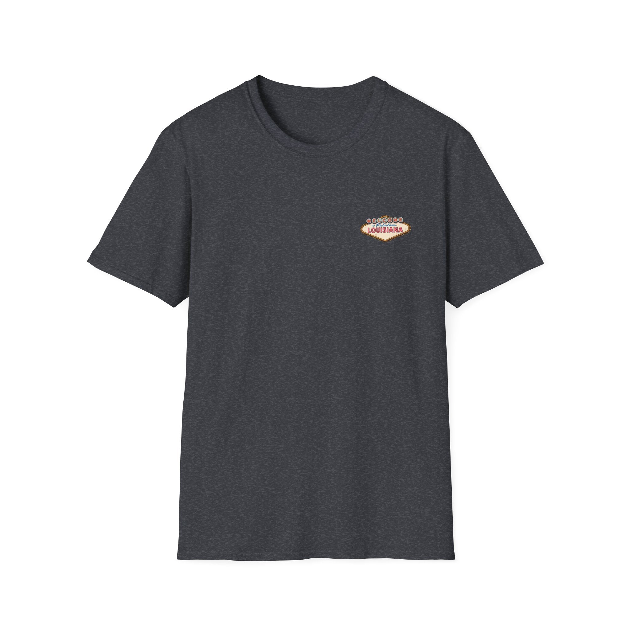 Louisiana Retro Vegas Style Badge T-Shirt | State Vintage Emblem