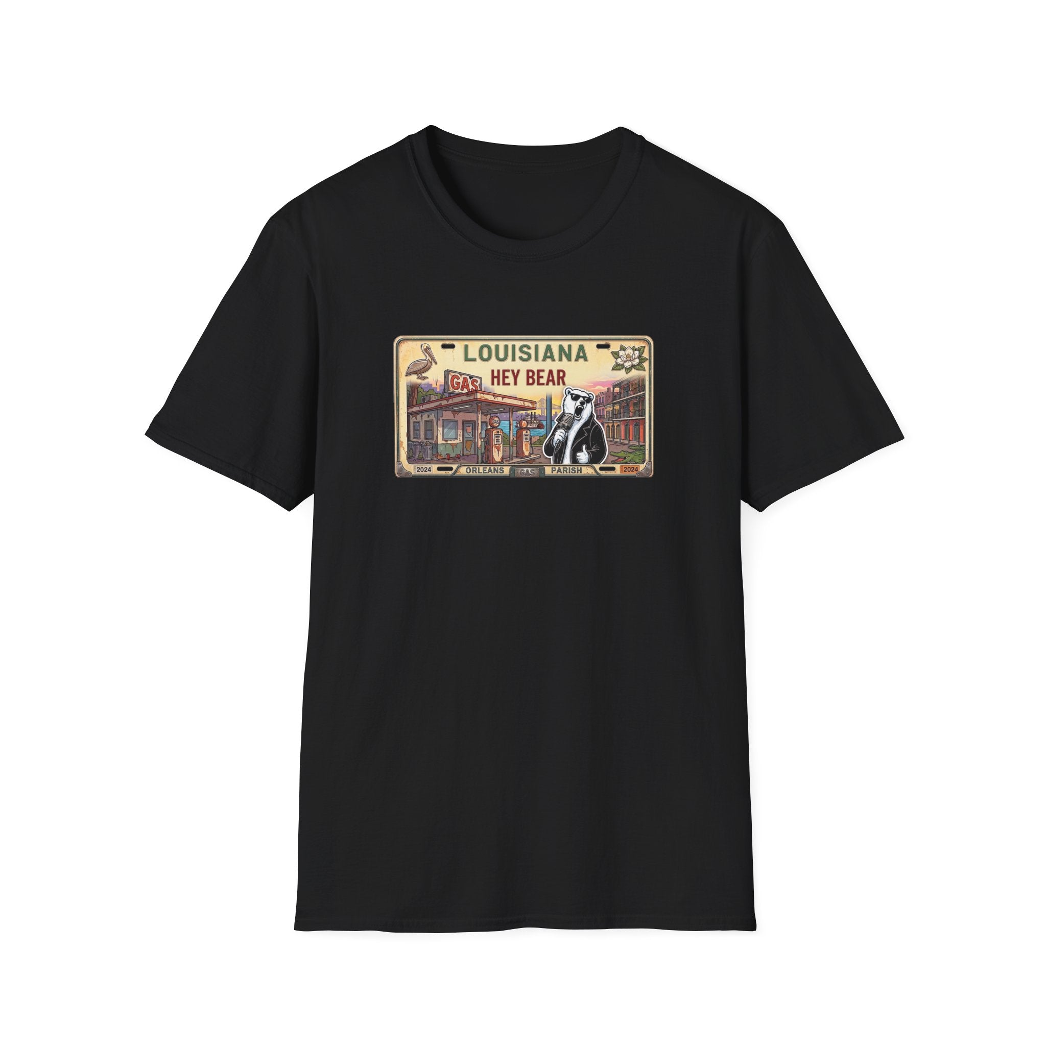 License Plate Bear | Unisex T-Shirt