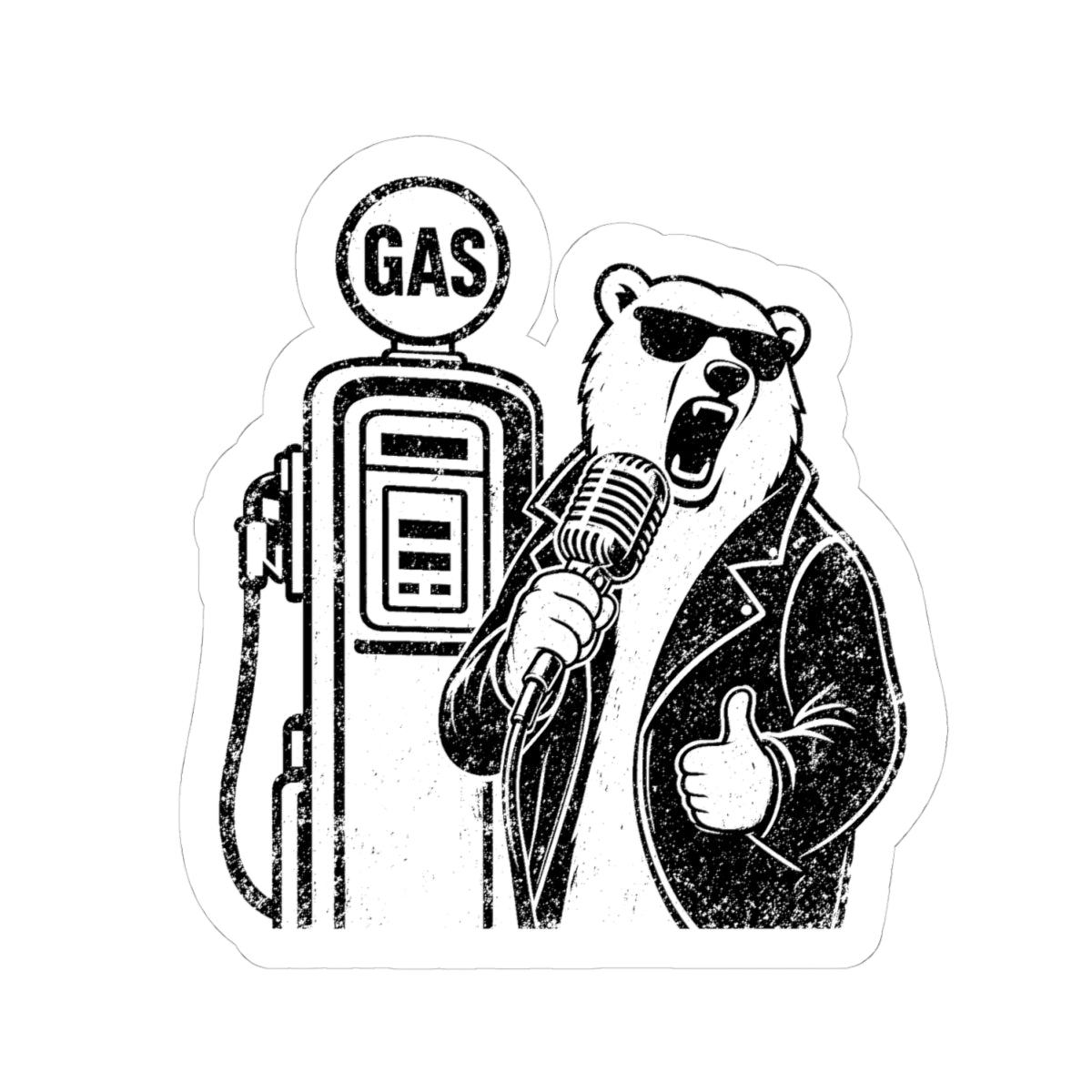 Kiss-Cut Sticker Polar Bailey