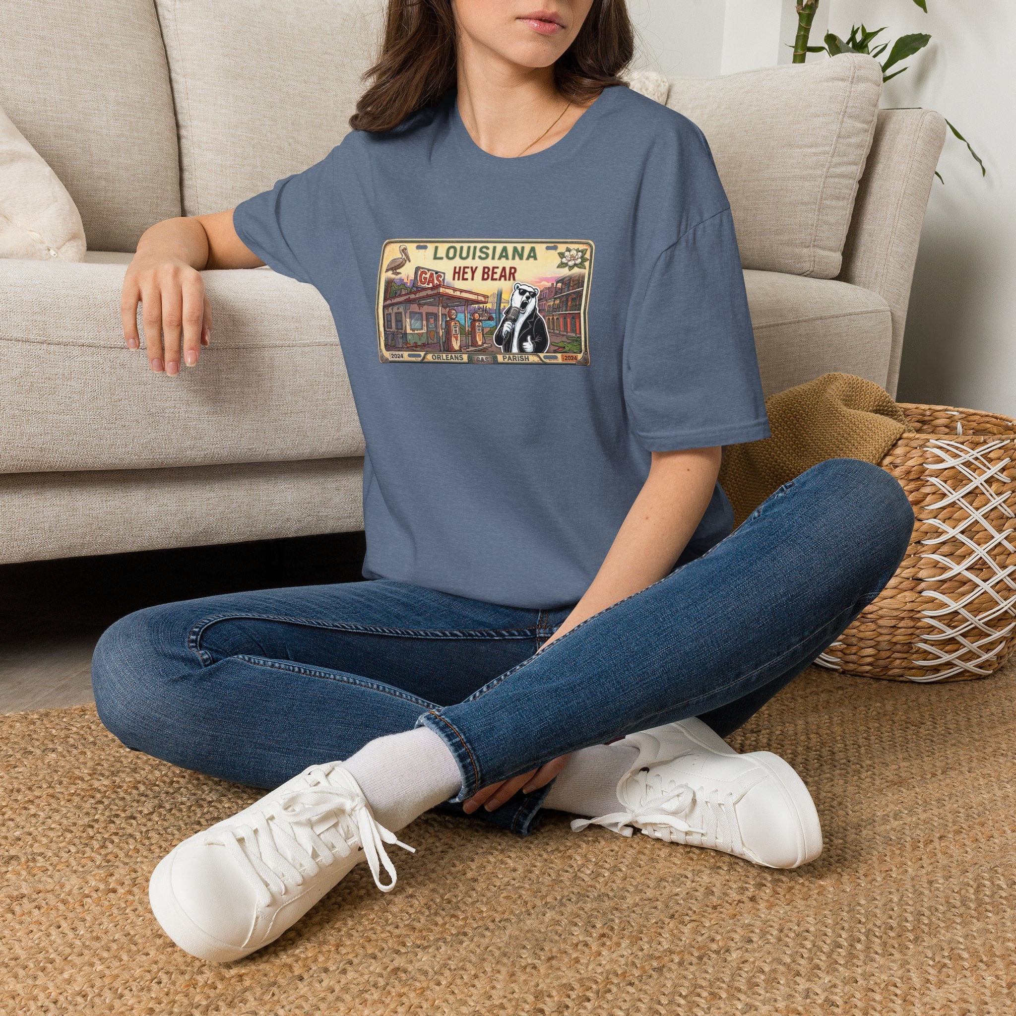 License Plate Bear | Unisex T-Shirt