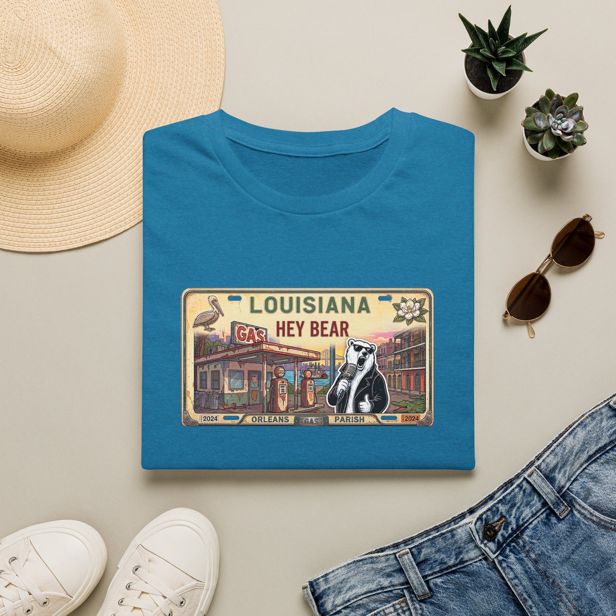 License Plate Bear | Unisex T-Shirt