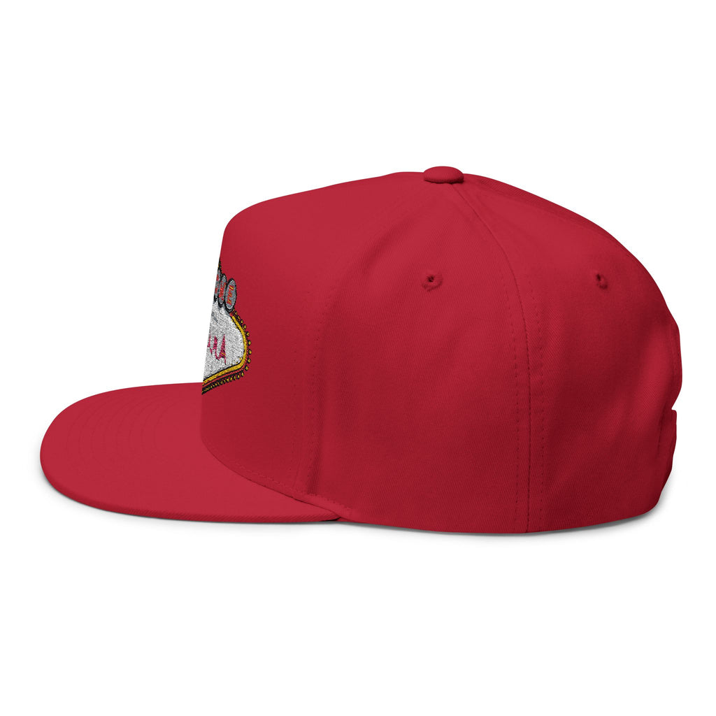 Fabulous Louisiana Flat Bill Cap | Embroidered Snapback Hat