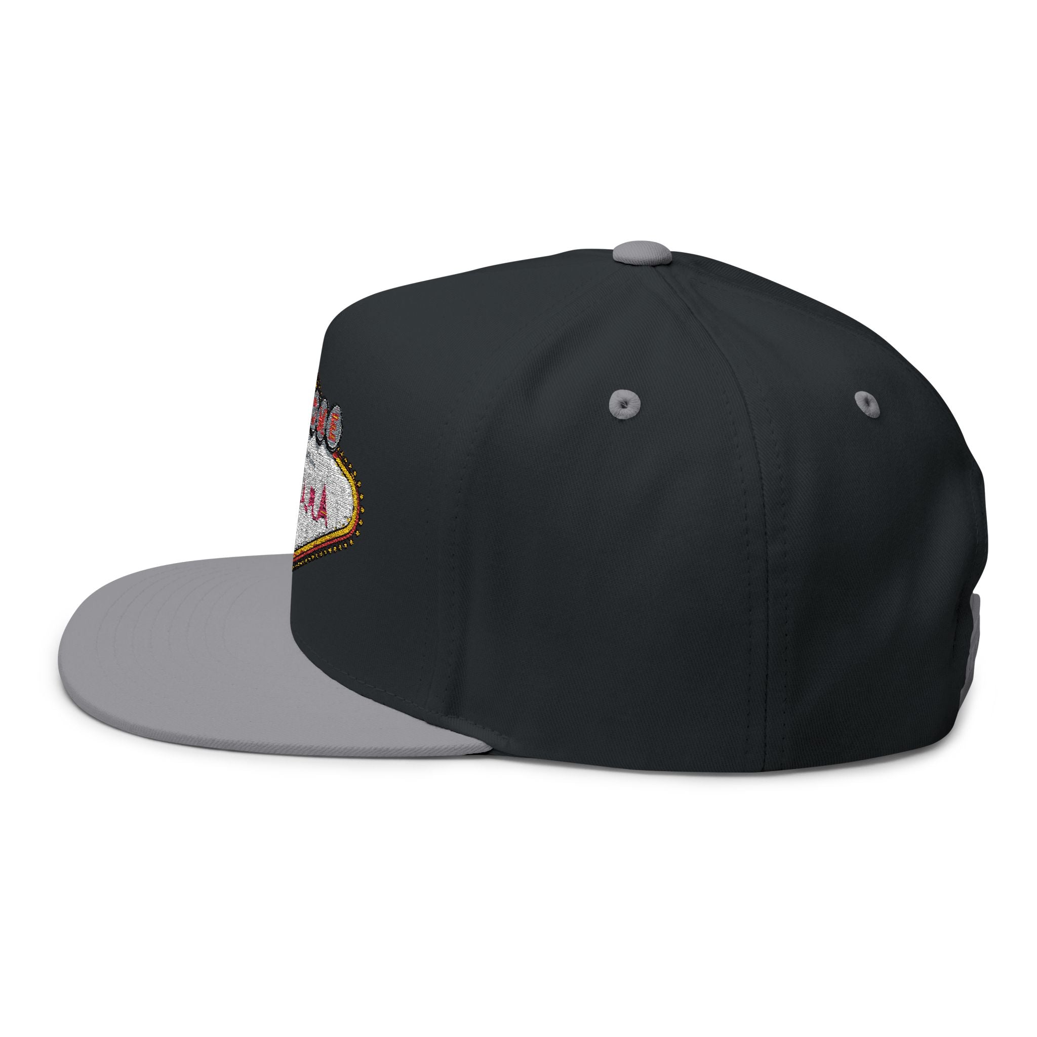 Fabulous Louisiana Flat Bill Cap | Embroidered Snapback Hat