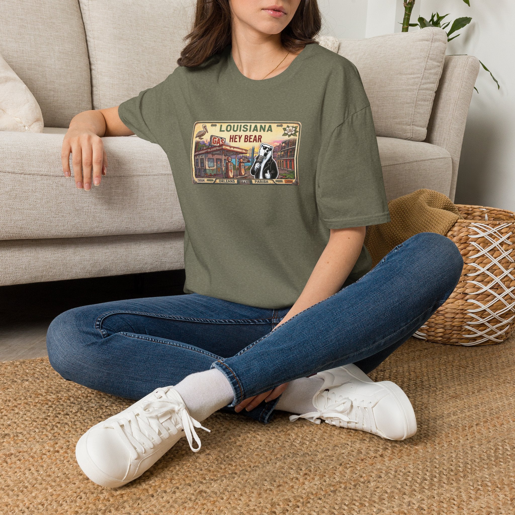 License Plate Bear | Unisex T-Shirt