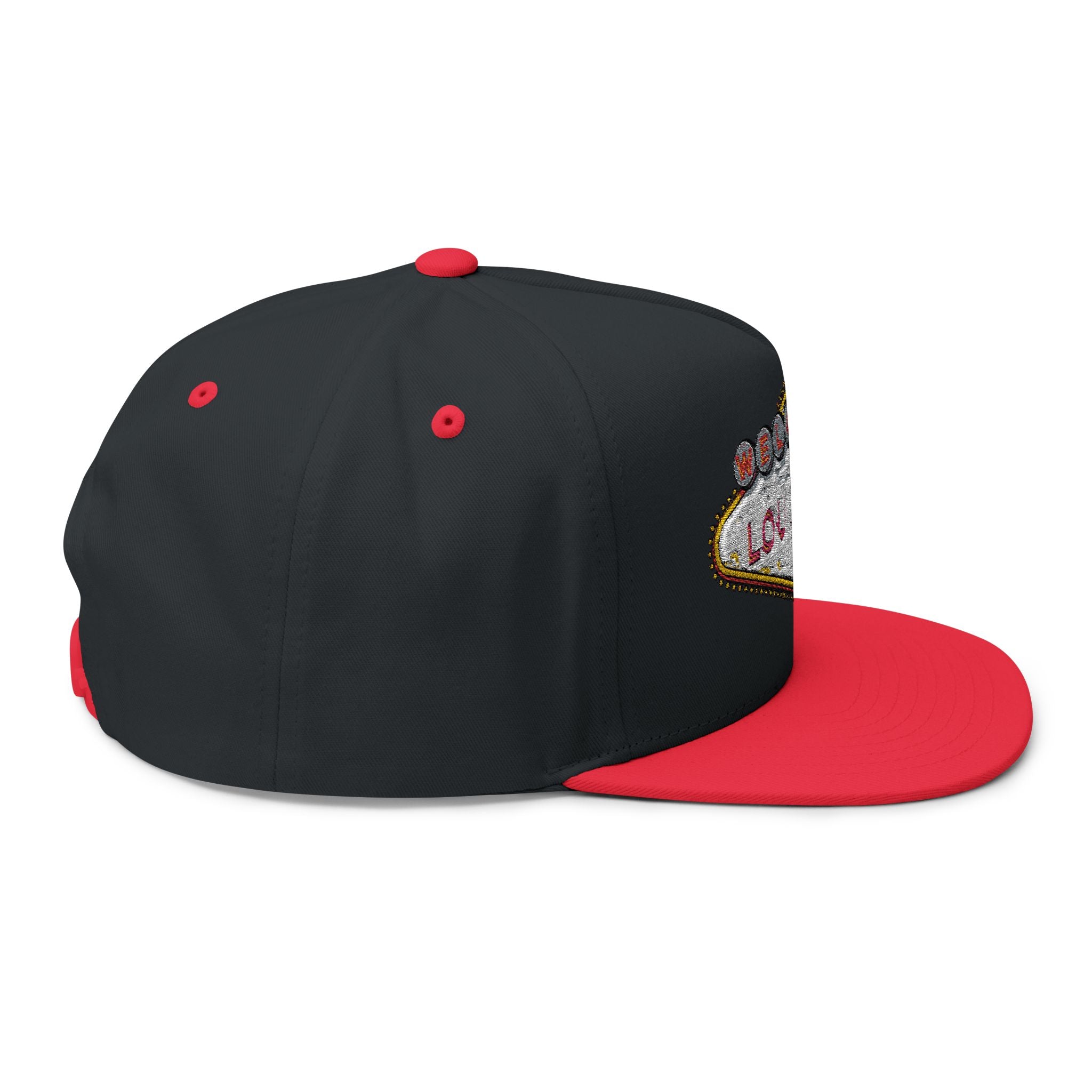Fabulous Louisiana Flat Bill Cap | Embroidered Snapback Hat