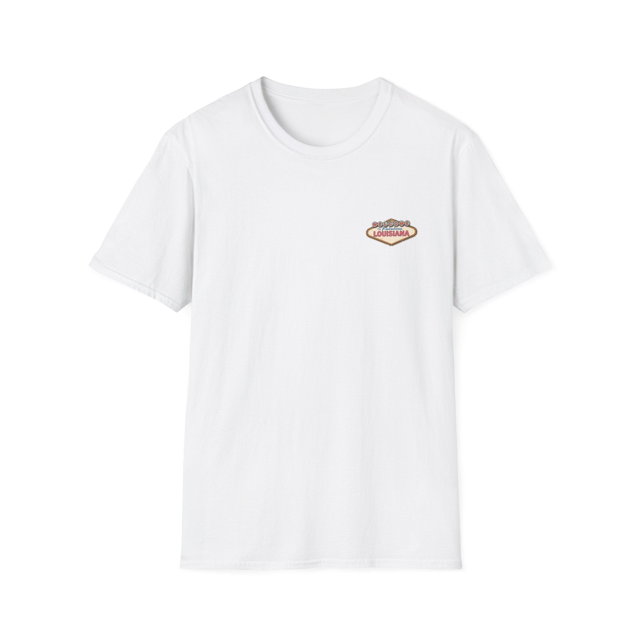 Louisiana Retro Vegas Style Badge T-Shirt | State Vintage Emblem