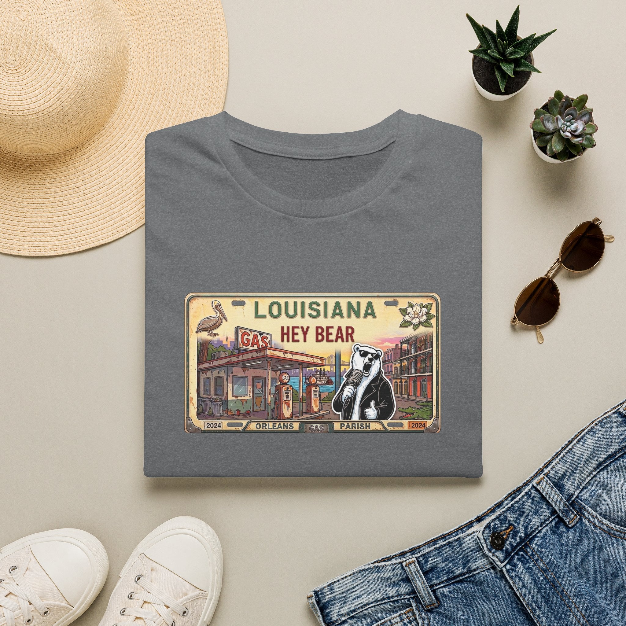 License Plate Bear | Unisex T-Shirt