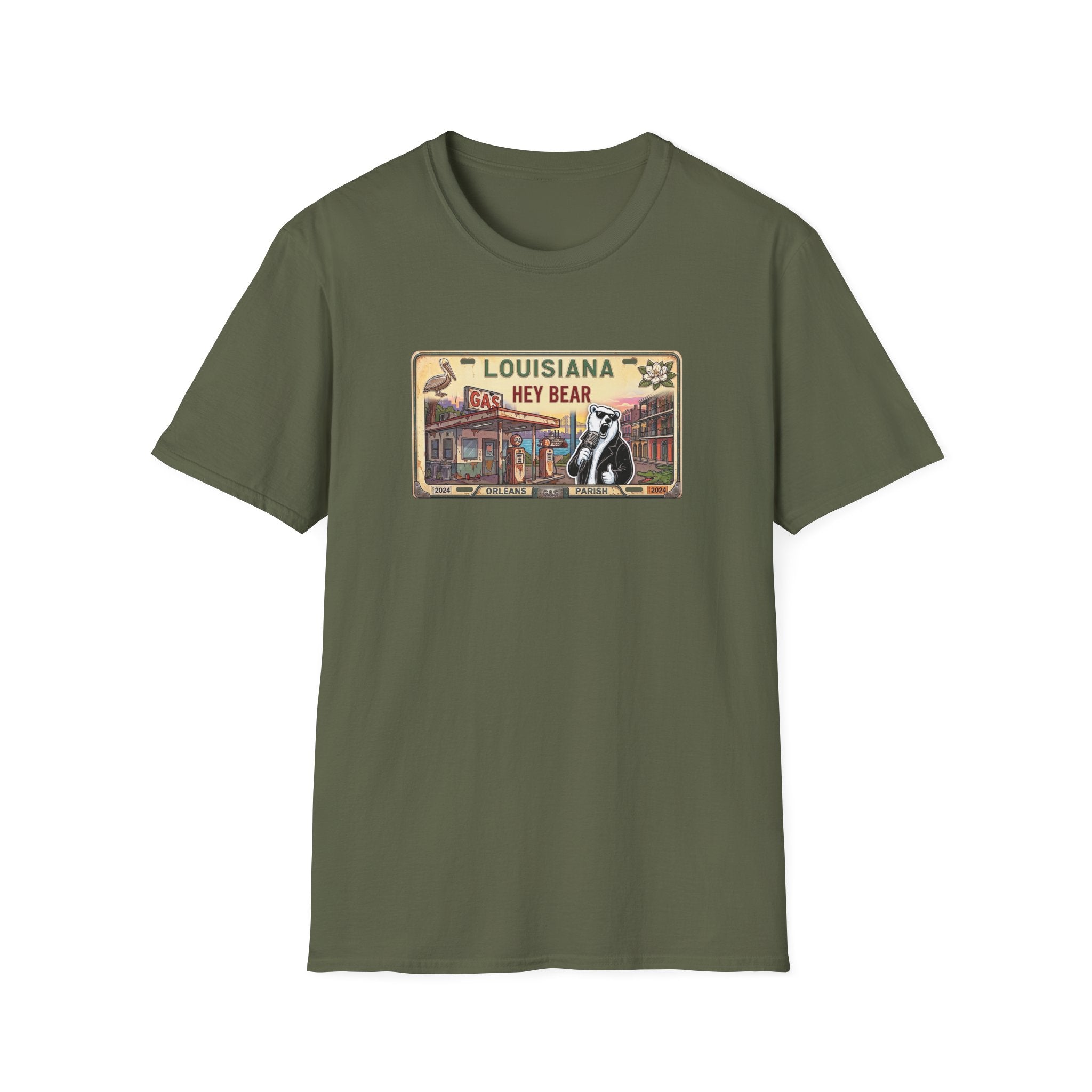 License Plate Bear | Unisex T-Shirt