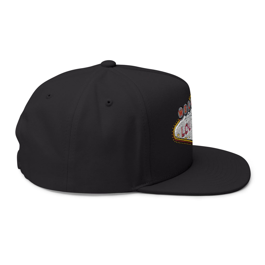 Fabulous Louisiana Flat Bill Cap | Embroidered Snapback Hat