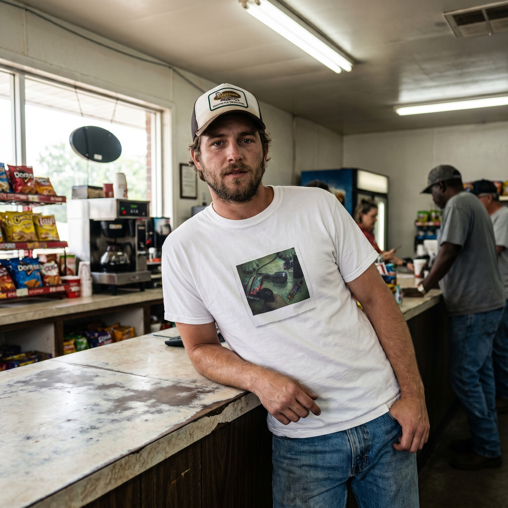 Polaroid Gas Station | Unisex T-Shirt